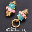 6/16 Peças Estilos Mistos Frutas Banana Morango Melancia Vegetais Repolho Cogumelo Cenoura Pingente Para Fazer Joias