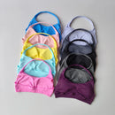 Top Esportivo Feminino Sem Costura , Suporte Alto, Push-up, Costas Abertas, Roupas de Academia, Fitness, Yoga, Treino, Lingerie