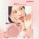 Paleta de Blush em Cor Única K-Beauty, Blush para Bochechas em Pó Fino Matte, Sem Acúmulo, Duradouro, Maquiagem Nude, Cosmético K-Beauty