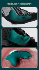 App Vibrador de calcinha para mulheres Controle remoto Bluetooth Chupador de clitóris Mini  18+