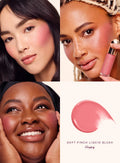 Blush Cremoso Maquiagem Matte Textura Perolada com Glitter Iluminador Brilho nutrir Gloss Labial