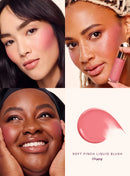 Blush Cremoso Maquiagem Matte Textura Perolada com Glitter Iluminador Brilho nutrir Gloss Labial
