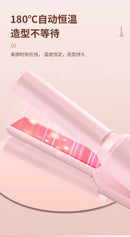 Prancha de Cabelo Portátil Mini Modelador, Alisamento e Estilização em Cerâmica Uso Duplo para Enrolar e Alisar