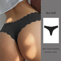 Calcinhas Sexy Sem Costura Femininas com Design Ondulado, Calcinha Ultraleve em Seda Gelada, Sexy, Cintura Baixa, Fio Dental Feminino, Lisa