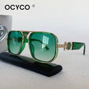 Óculos de Sol Quadrados Vintage de Moda Unissex  Marca de Luxo Proteção UV400