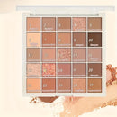 Paleta de 25 Sombras para Olhos - Acabamento matte e brilhante, à prova d'água, tons terrosos, crie maquiagem incrível para os olhos