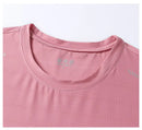 Camiseta Feminina de Corrida Refletiva - Top Esportivo de Seda Gel de Secagem Rápida, Respirável e Alta Elasticidade para o Verão, Camiseta Ativa de Manga Curta e Fresca