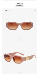 Óculos de Sol LONSY Fashion Square Feminino Marca Design Preto Degradê Óculos de Sol UV400