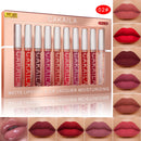 CAKAILA 10pcs/conjunto Gloss Labial Nude Fosco Aveludado Batom Líquido à Prova d'Água de Longa Duração Hidratante