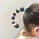 50/100 Peças de Elásticos de Cabelo para Crianças, Coloridos de Nylon
