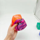 Cubo de Brinquedo Sensorial Macio e Pegajoso Needoh para Alívio de Estresse, Recheado com Bola de Gel Esticável Macia Ice blind box Slow Rebound