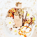 100ml Perfume Feminino Caramelo, Leite, Mel, Baunilha & Almíscar, Doce e Feminino, Eau de Parfum Floral Gourmand de Longa Duração