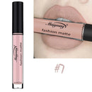 Batom Líquido Cor Nude Marrom Chocolate Batom Líquido Gloss Labial Matte