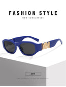 Óculos de Sol LONSY Fashion Square Feminino Marca Design Preto Degradê Óculos de Sol UV400