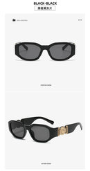Óculos de Sol LONSY Fashion Square Feminino Marca Design Preto Degradê Óculos de Sol UV400