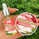 kit de Brilho Corporal e Óleo Corporal Vários sabores Não oleoso Hidratante e umectante Loção Corporal Massagem