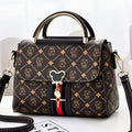 Bolsa de ombro feminina tote bolsa de luxo designer de couro Monograma impresso  única transversal