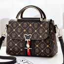 Bolsa de ombro feminina tote bolsa de luxo designer de couro Monograma impresso  única transversal
