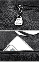 Bolsa Hobo com Alça Superior de Couro para Mulheres, Bolsas Femininas de Lazer, Bolsas de Ombro, Carteiras da Moda, Bolsas Vintage, Bolsa Tote de Grande Capacidade