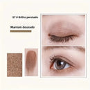 Paleta de Sombras Profissional com 12 Cores Natural Cintilante e Fosca Nude Cosmético para Maquiagem de Olhos