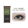 Biya 2 Cores de Sombra de Olhos Portátil Vermelho Preto Paleta Sombra Mate Escura Fumaça Cosméticos Maquiagem Festa Halloween Maquiagem DIY