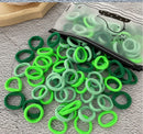 50/100 Peças de Elásticos de Cabelo para Crianças, Coloridos de Nylon