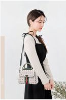 Bolsa de ombro feminina tote bolsa de luxo designer de couro Monograma impresso  única transversal