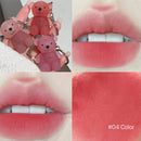 Batom Art Value Bear Velvet Lip Clay com Gloss Labial Sedoso Branco