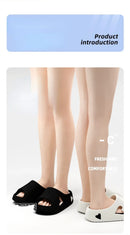 Chinelo Feminino Tipo Havaiana com Coração, Plataforma, Nuvem, Outdoor e Indoor, Sandália Macia de Verão, Rasteira