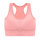Sutiã Esportivo Feminino Push Up à Prova de Choque Poliéster Respirável