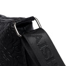 Bolsa Feminina com 3 Bolsos, Grande Capacidade, em Couro PU, Estampas Elegantes, Bolsa Transversal Simples Feminina