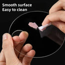 Paleta de Maquiagem Redonda Quadrada de Acrílico Transparente para Base, Ferramenta de Beleza Colorida, Fácil de Limpar