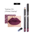 Batom Matte Lápis Delineador Labial Maquiagem À Prova D'Água Tinta Labial Sexy Batom Matte de Longa Duração Hidratante Caneta Delineador Labial 1 Peça