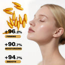 Cápsulas de Sérum de Vitamina E, Cápsulas de Essência de Uso Único, Hidratante e Umidificante para a Pele Facial 90 Cápsulas/Garrafa - 1 Garrafa