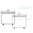 Suporte de Exposição para Joias de Metal com 20 Ganchos, Organizador de Colares, Tornozeleiras e Brincos para Bancadas