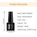 Gel de Unhas Autonivelante 7ml Base Forte Gel Reforçado Esmalte Gel Semi Permanente UV Removível para Nail Art