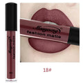 Batom Líquido Cor Nude Marrom Chocolate Batom Líquido Gloss Labial Matte