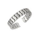 Anel de prata esterlina 925 com ágata natural que nunca desbota, estilo hip-hop, anel Unisex