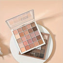 Paleta de 25 Sombras para Olhos - Acabamento matte e brilhante, à prova d'água, tons terrosos, crie maquiagem incrível para os olhos