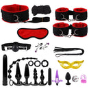 Kits BDSM Vibradores de bondage sexual Brinquedos sexuais para Casais Adultos 18 Algemas acessórios eróticos plugue anal Dildo Loja de Brinquedos Sexy