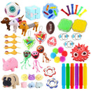 Pacote de Brinquedos Anti-Stresse Aleatórios para Crianças, Brinquedos Sensoriais Baratos, Alívio do Estresse, Presentes para Autismo e TDAH, Conjunto de Fidget Spinner e Squishy