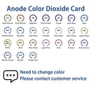 Anel de Umbigo de Titânio F136 com Três Garras 14g Cabeça Dupla Opala Joia Corporal de Piercing para Europa e Estados Unidos