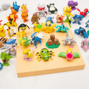 Figuras de Anime Pokémon Tamanho Grande Aleatório 10/20/30/40/50PCS Modelo de Ação Brinquedo Fofo Pikachu Original 4-6CM Presentes de Aniversário para Crianças