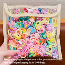 Elástico de cabelo não machuca com desenhos animados