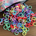 50/100 Peças de Elásticos de Cabelo para Crianças, Coloridos de Nylon