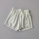 Shorts Feminino Cintura Alta Esporte Fitness 2 em 1 Secagem Rápida