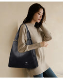 Bolsa Hobo com Alça Superior de Couro para Mulheres, Bolsas Femininas de Lazer, Bolsas de Ombro, Carteiras da Moda, Bolsas Vintage, Bolsa Tote de Grande Capacidade