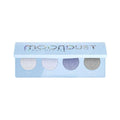 Paleta de Sombras Moon Dust 4 Cores Tons Matte Cintilantes Suaves Hipoalergênicas Ilumina a Pele Crie Maquiagem 3D Radiante para os Olhos