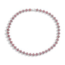 Conjunto de Joias Colar e Pulseira em Banho de Ouro 18K com Flor, para presente