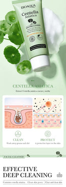 Limpador Facial Centella Asiatica Hidratante Controle de Oleosidade Limpeza Facial Espuma de Lavagem